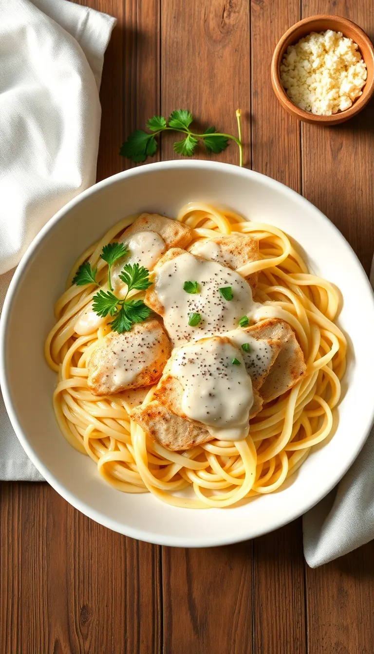 About This chicken alfredo Recipe