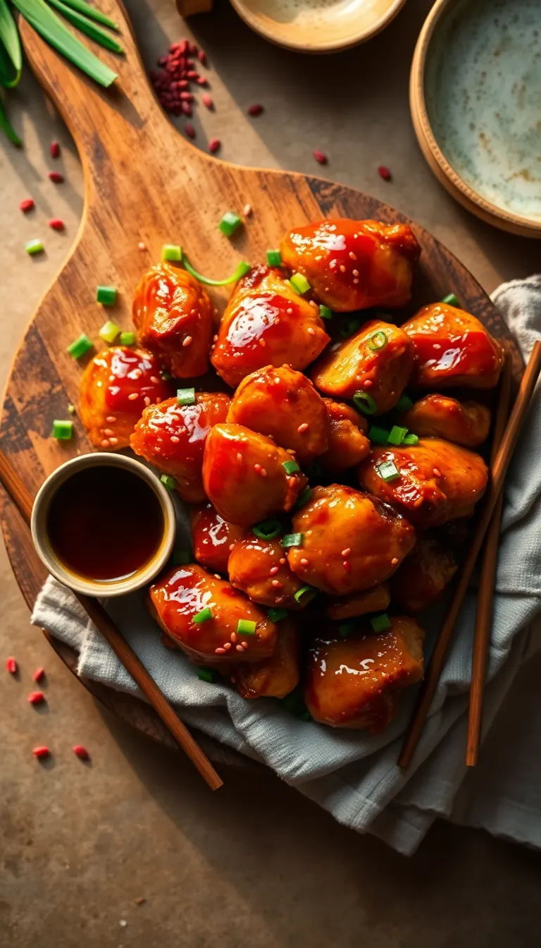 About This honey bourbon chicken Recipe