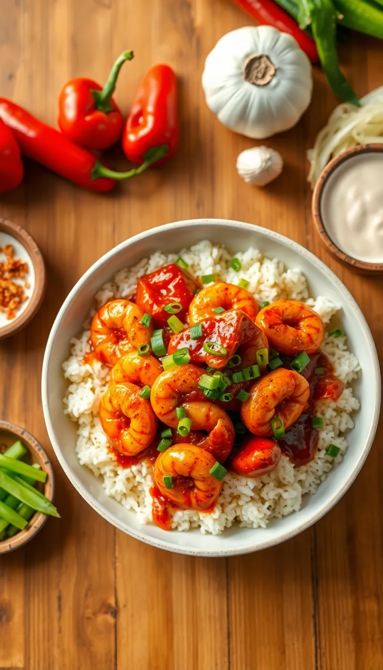 About This bang bang chicken and shrimp Recipe