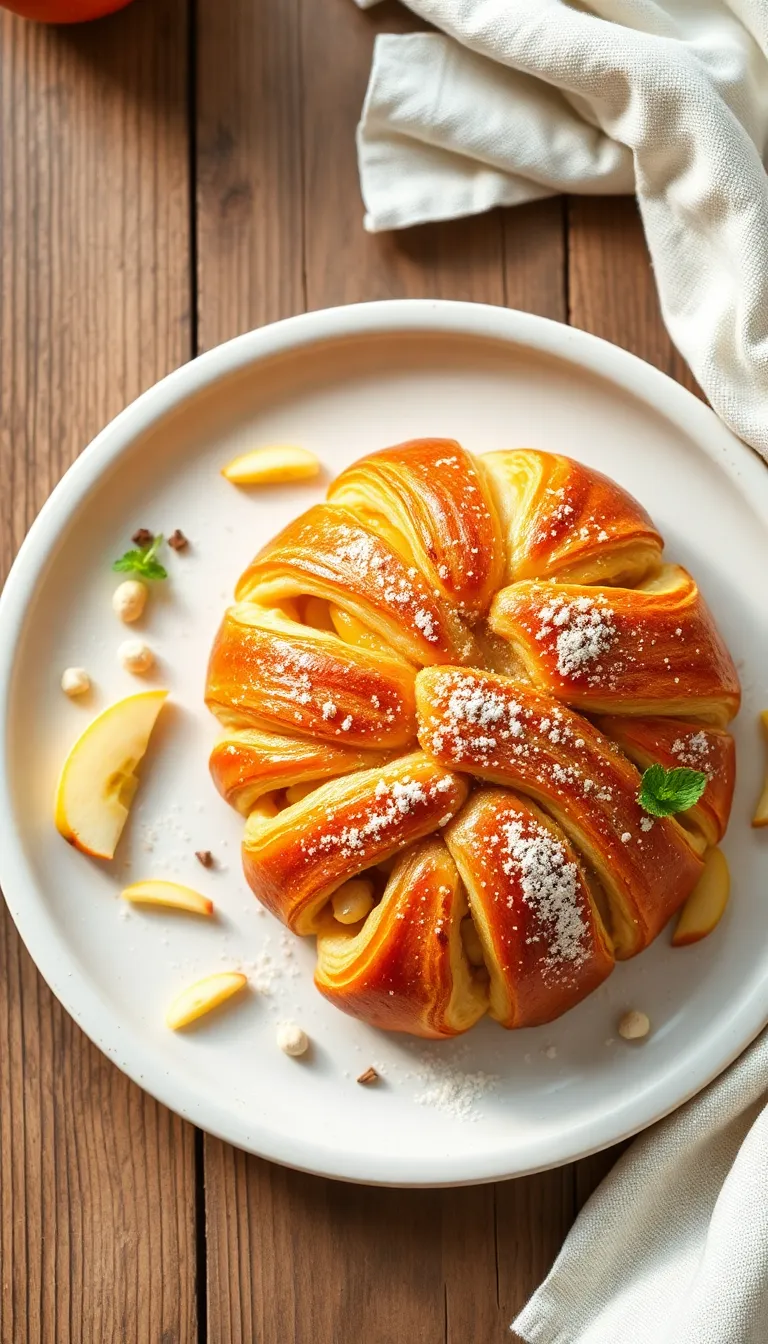 About This apple puff pastry braid Recipe