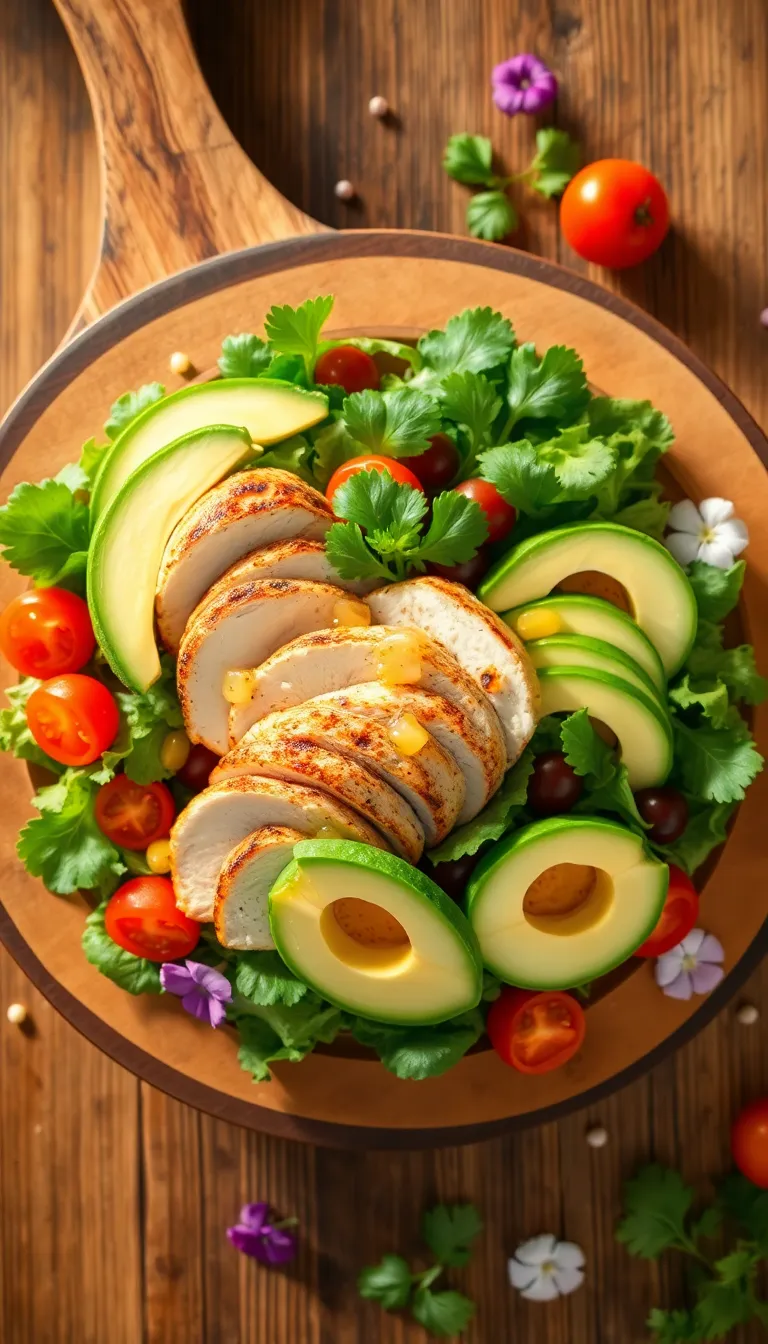 About This chicken avocado salad Recipe