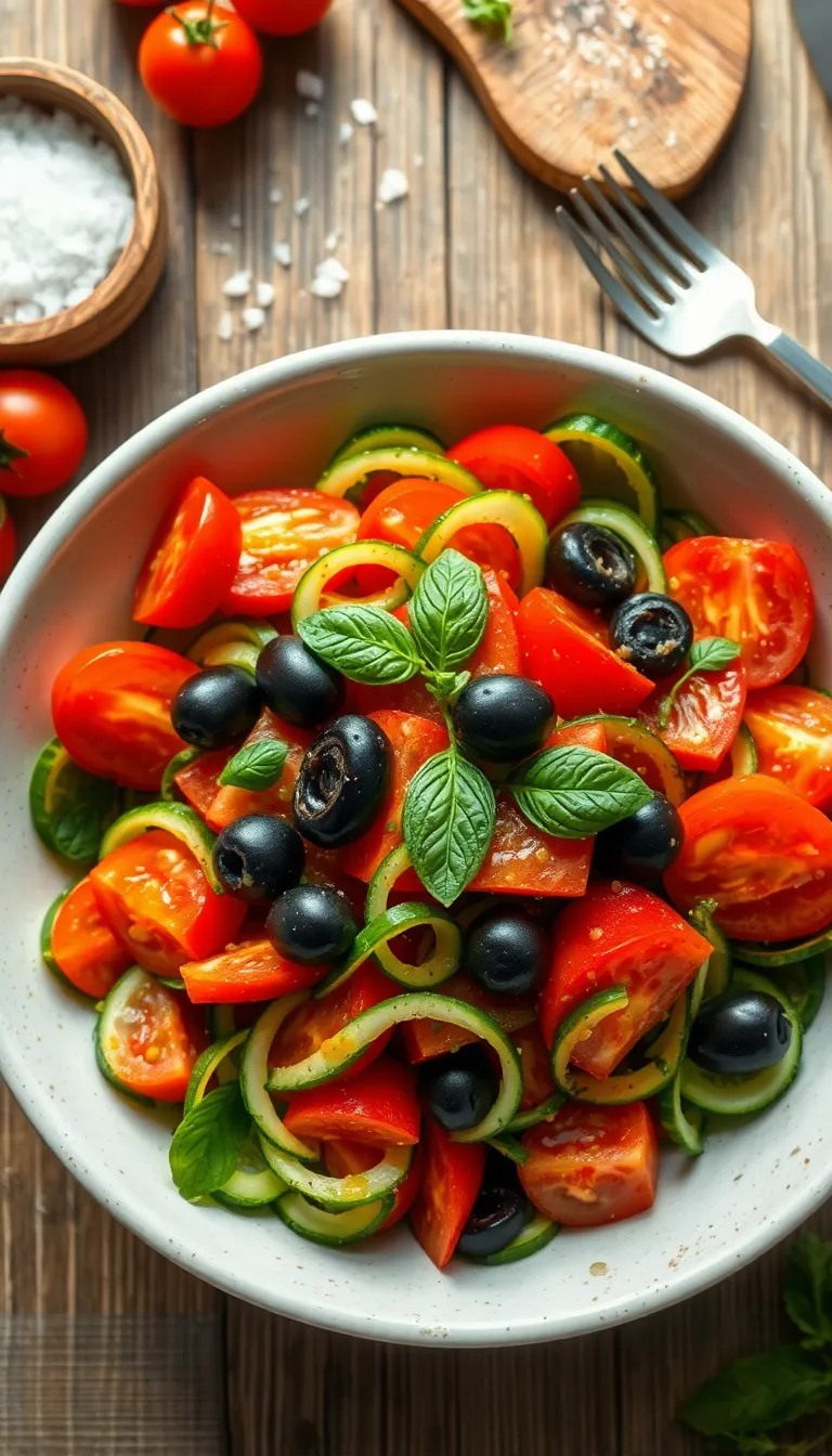 About This cucumber and tomato salad Recipe