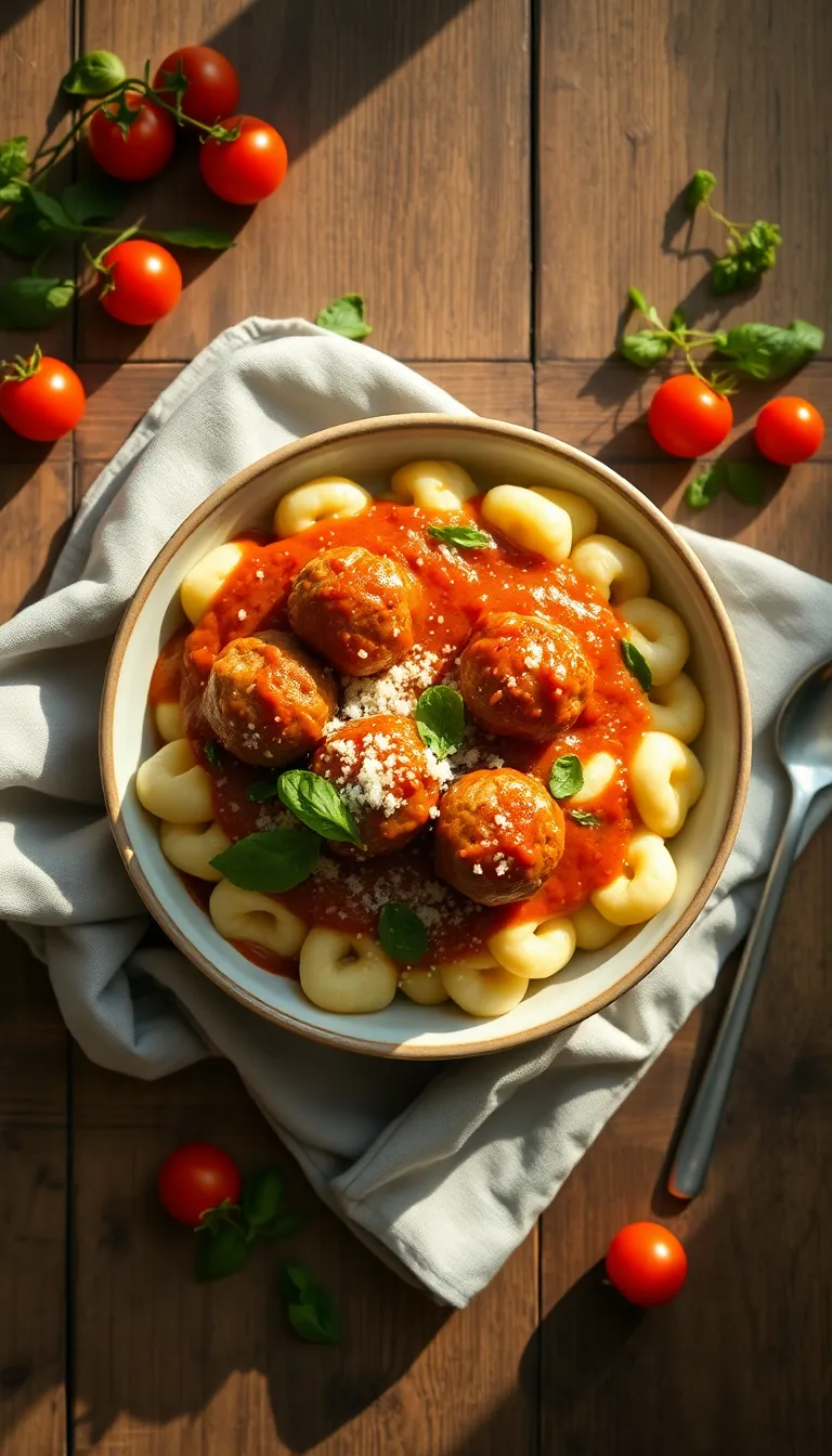 About This slow cooker tuscan chicken meatballs with gnocchi Recipe