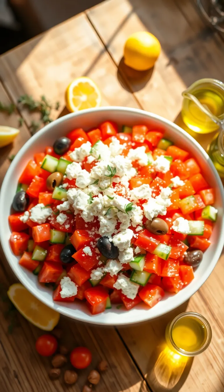About This greek salad Recipe