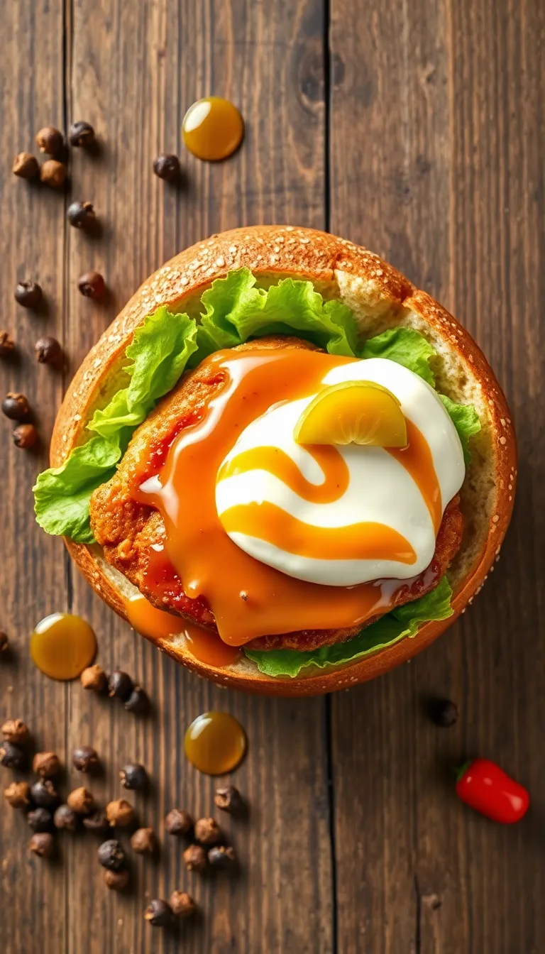 About This honey pepper pimento chicken sandwich Recipe