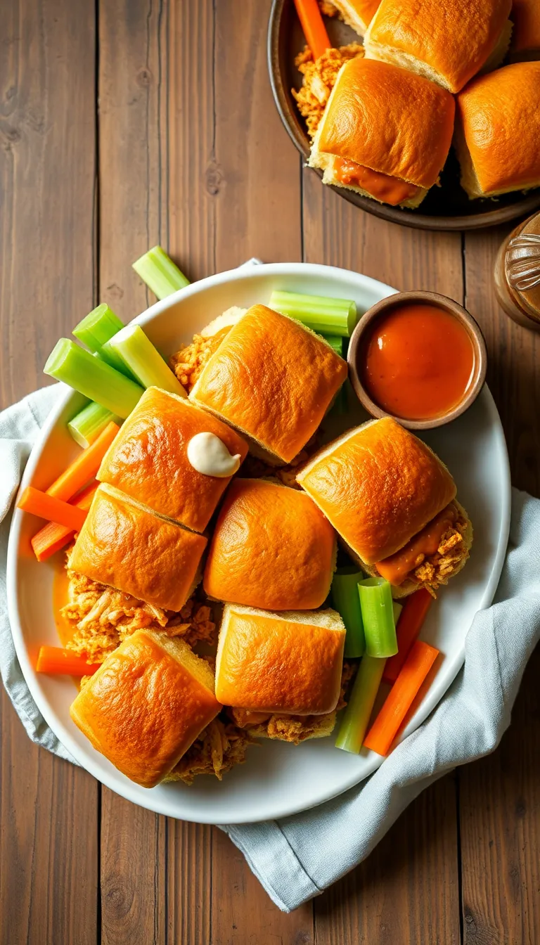 About This buffalo chicken dip sliders Recipe