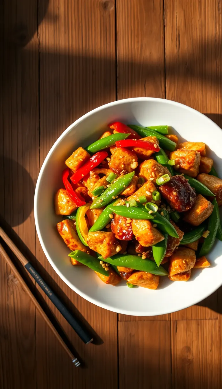 About This chicken and vegetable stir fry Recipe