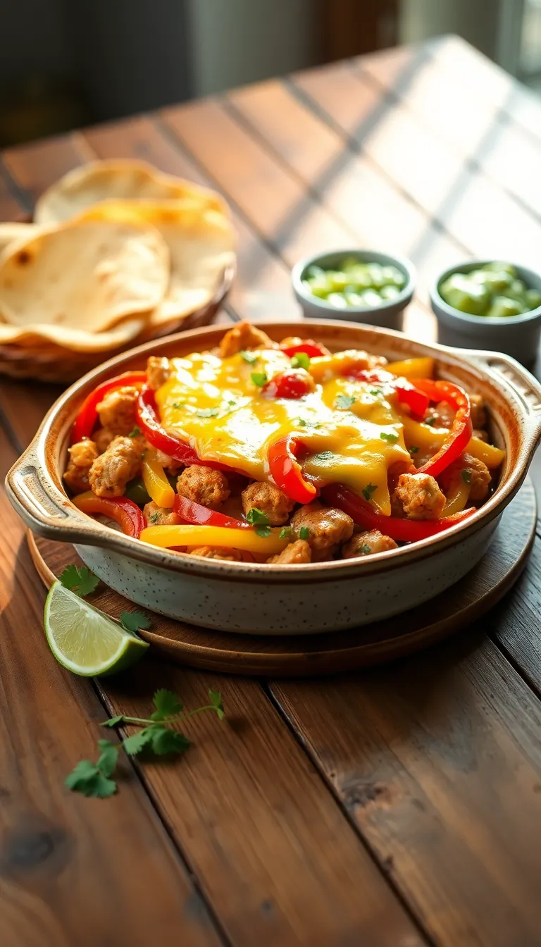 About This chicken fajita casserole Recipe