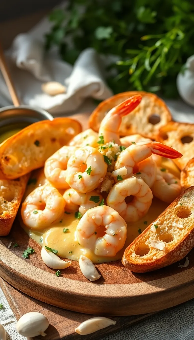 About This cheesy garlic shrimp Recipe