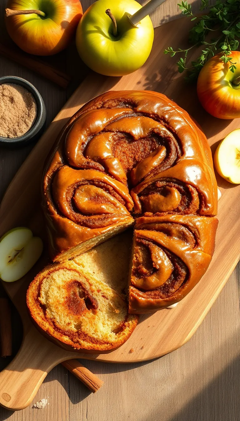 About This cinnamon swirl apple fritter bread Recipe