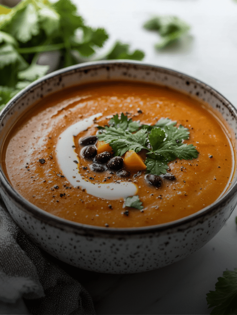 Sweet Potato & Black Bean Soup​