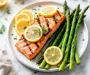 Grilled Salmon With Asparagus